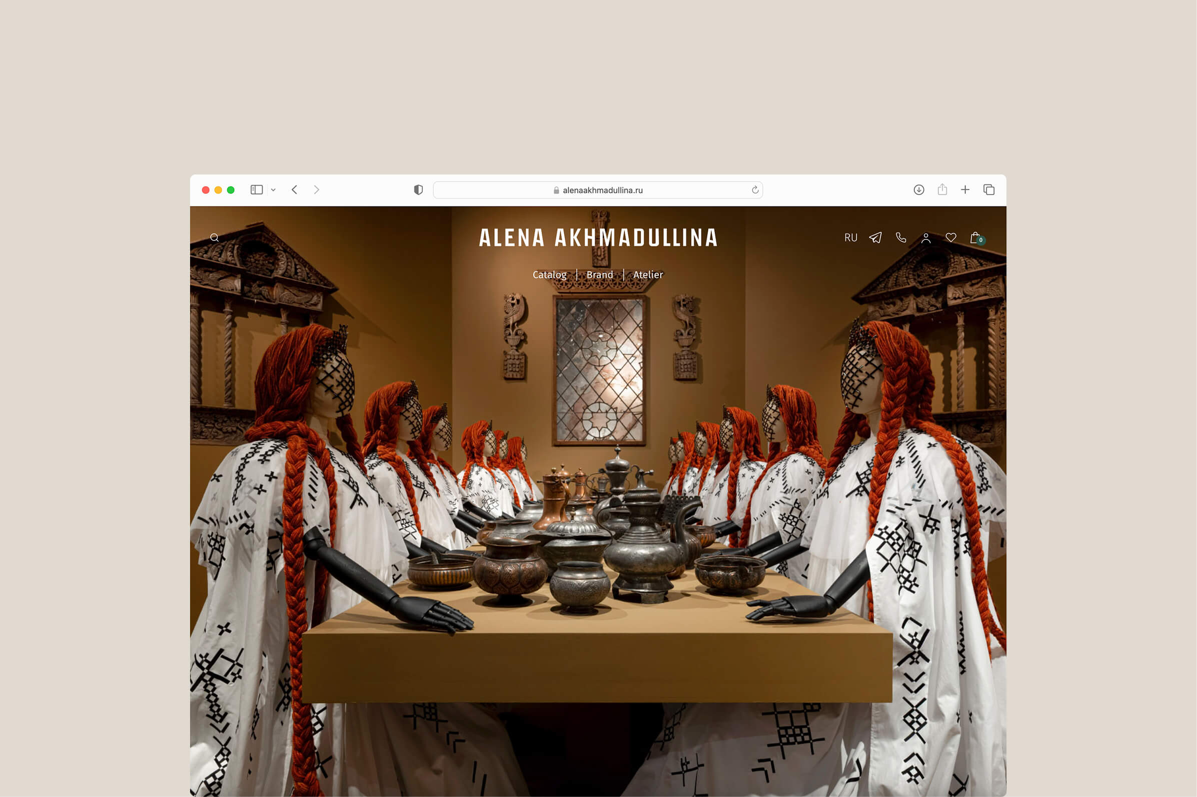 Alena Akhmadullina — system (rebranding)